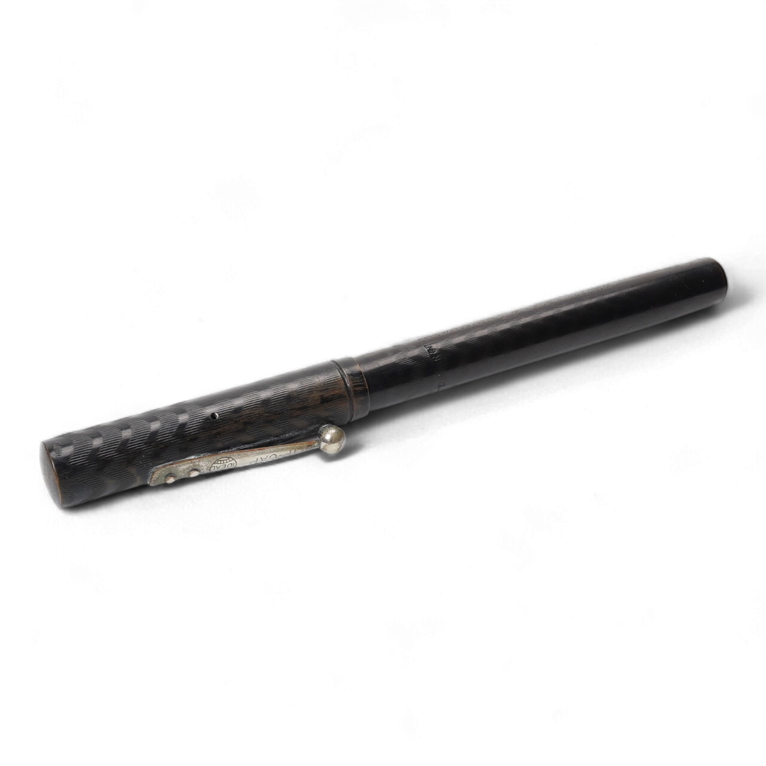 A Waterman BCHR No.12 eye dropper with nickel clip and Waterman 14ct. gold flexible nib